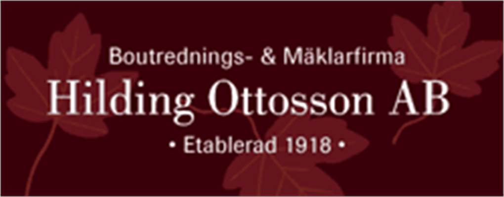 Boutrednings- & Mäklarfirma HILDING O.