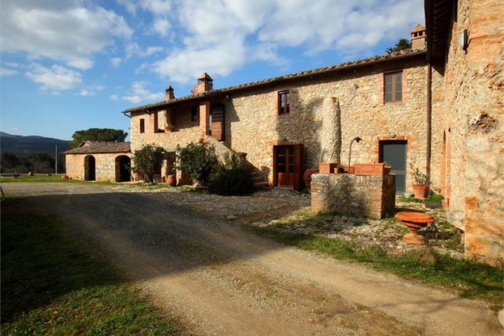 Villa i Toscana, Monteriggioni, Italien, Monteriggioni, Siena